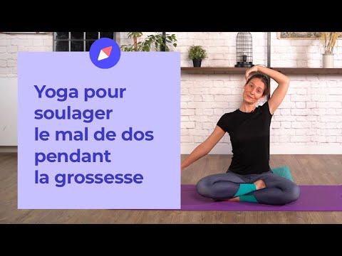 Mal de dos pendant la grossesse : les postures qui soulagent - Yoga prénatal