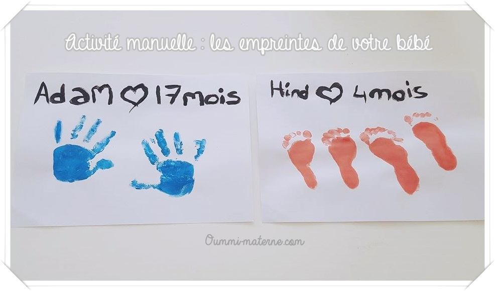 Comment réaliser une empreinte de votre bébé avec de la peinture ?