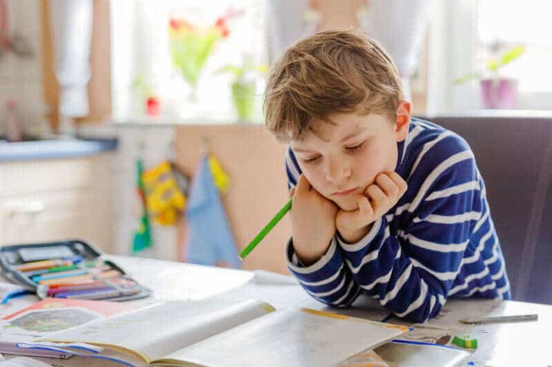 Apprendre à la maison,  pas toujours simple