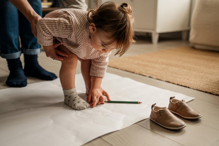 trouver la bonne taille chaussure enfant